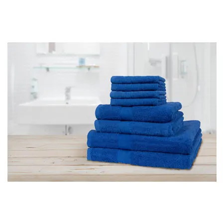 Towel set 8 pcs., 4 pieces 30x30 cm  2 pieces 140x70 cm and 2 pieces 100x50 cm
