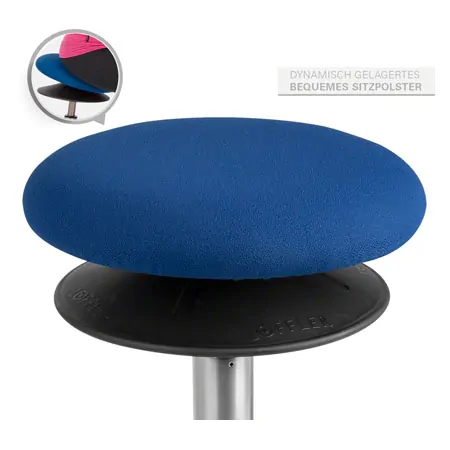 Ergo rocking stool standard,  30 cm, blue