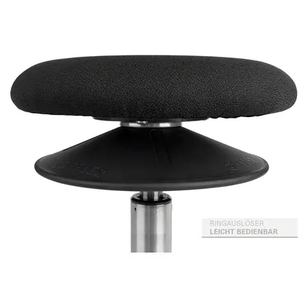 Ergo rocking stool standard,  30 cm, black