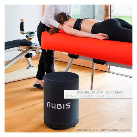NUBIS Inflatable massage table Pro, incl. stool 35x50 cm