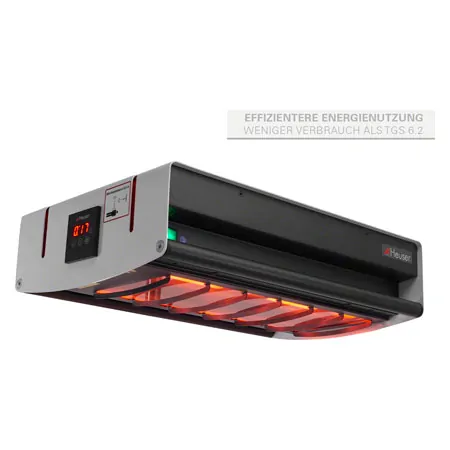 Halogen infrared heater IRS 2, ceiling model for ceilings from 2,49 - 2,53 m height