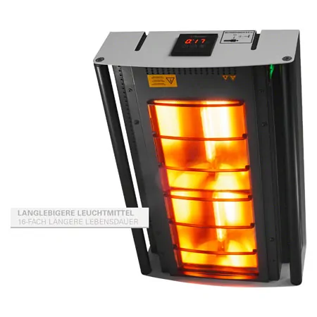 Halogen infrared heater IRS 2, ceiling model for ceilings from 2,49 - 2,53 m height