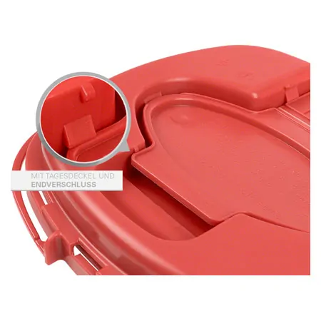 Needle disposal box 1.5 l, Multi-Safe twin plus, oval opening,  179x176 mm