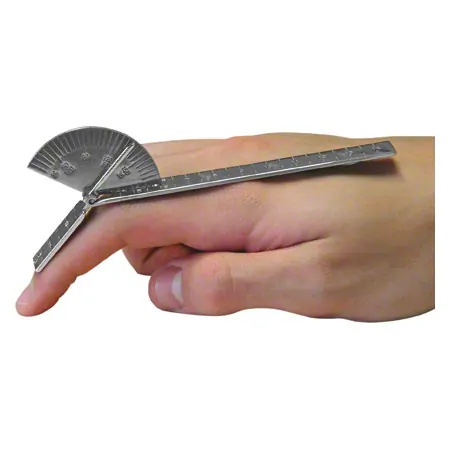 Finger Goniometer, leg length 15 cm, 0-180 
