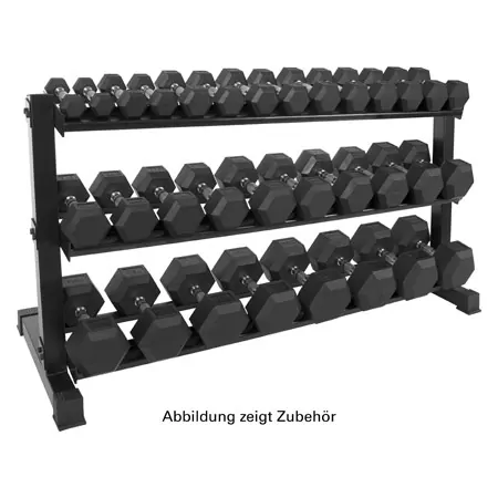 Compact dumbbell stand XXL 3 steps, 162x59x82 cm
