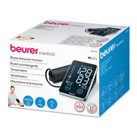 BEURER BM 58 upper arm blood pressure monitor