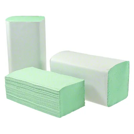 Folded paper towel, 24x23 cm, 15x260 pieces, green