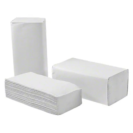Folded paper towel, 22.4x23cm, 20x200 piece, white