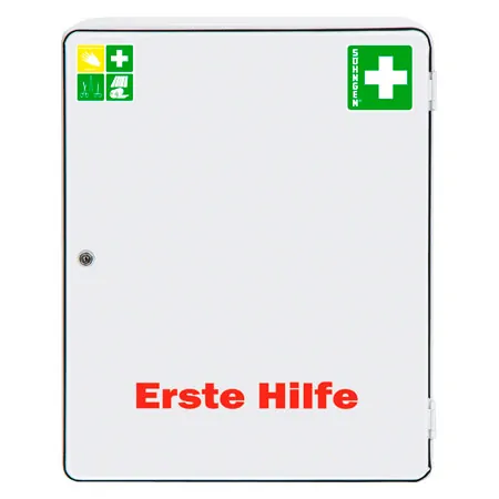 First aid box according to DIN 13169