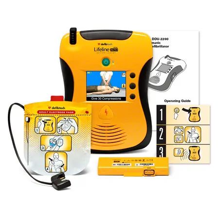 Defibtech Defibrillator Lifeline VIEW AED with Display, Fully Automatic