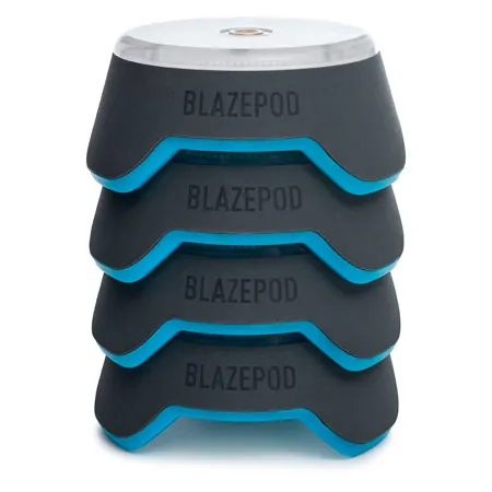 BlazePod Standard Kit Reflex and Reaction Training 4 Pods incl. Case