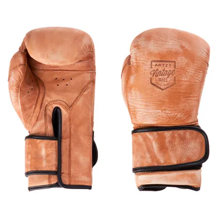 ARTZT Vintage Series Boxing Gloves, Leather, 12 oz, Pair