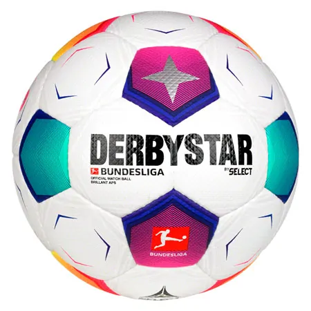 Derbystar soccer ball set, 10x Bundesliga Brillant APS v23, size 5, incl. ball bag