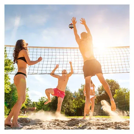 Molten Beach Volleyball Replica Leisure Ball V5B1500-WN, Size 5