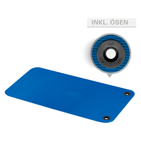 AIREX gymnastics mat Coronella 120 incl. eyelets, LxWxH 120x60x1.5 cm, blue