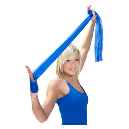 ARTZT vitality latex-free exercise band, 2.5 m x 12 cm, extra thick, blue