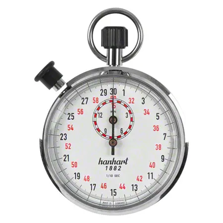 Addition timekeeper, with 1/10 sec. time frame
