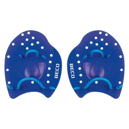 BECO Power Paddles swimming trainer, size M, pair, blue