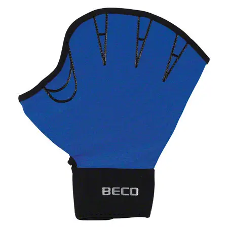 BECO neoprene gloves with finger hole, size L, pair, blue