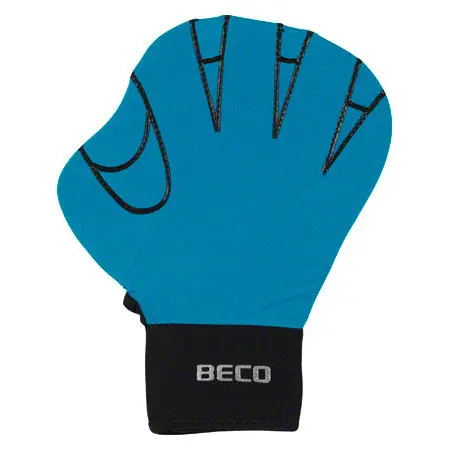 BECO neoprene gloves without finger opening, size S, pair, turquoise