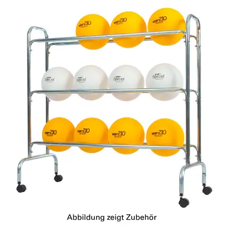 Ball rack for up to max. 12 balls, mobile