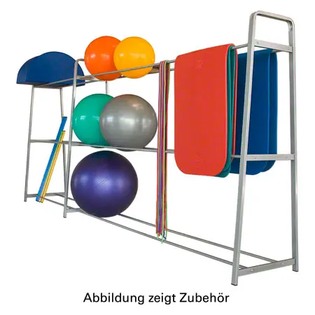Ball rack incl. extension module, 405x62x180 cm, 2-pcs.