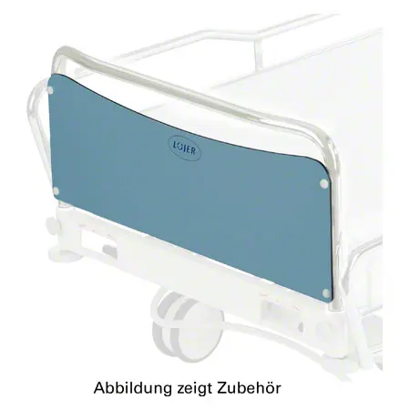 Bed end 90 cm, RAL for Lojer hospital bed
