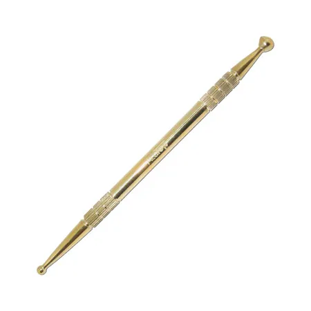 Brass acupressure pin, 15 cm,  4 / 7 mm
