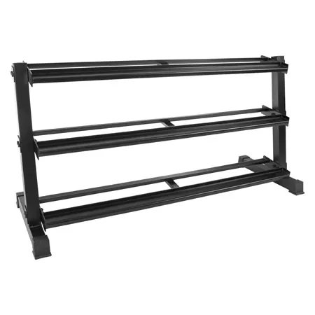 Compact dumbbell stand XXL 3 steps, 162x59x82 cm