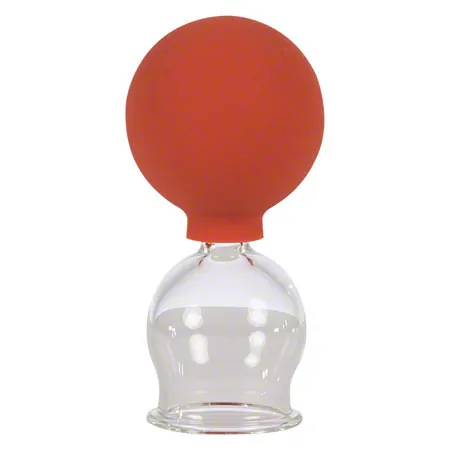Cupping glass with ball,  3.5 cm