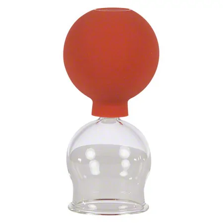 Cupping glass with ball,  4.4 cm