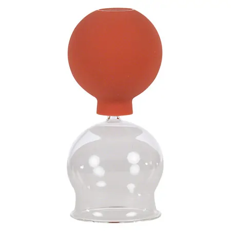 Cupping glass with ball,  6.5 cm