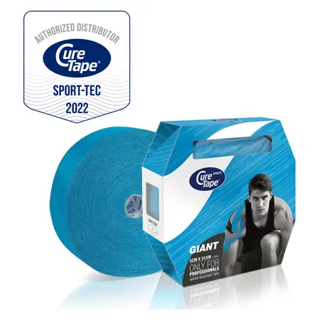 CureTape Giant Sports, 31,5m x 5cm, waterproof, blue