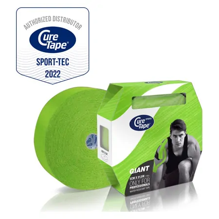 CureTape Giant Sports, 31,5m x 5cm, waterproof, green