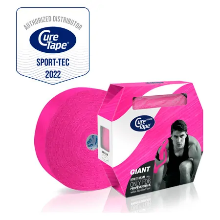 CureTape Giant Sports, 31,5m x 5cm, waterproof, pink