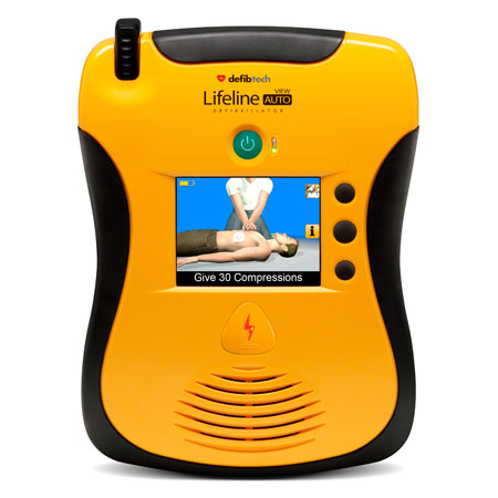 Defibtech Defibrillator Lifeline VIEW AED with Display, Fully Automatic