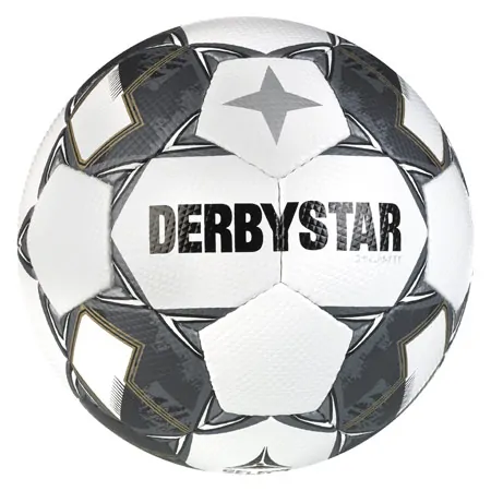 Derbystar soccer ball Brillant TT v24, white/silver, size 5