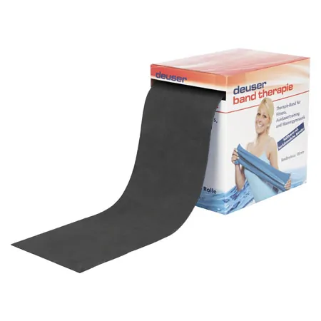 Deuser Band Therapie, 20 m x 10 cm, special strong, black