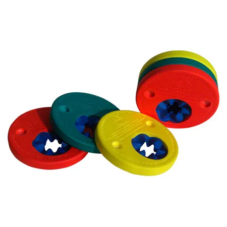 Dolphin swimming discs up to 60 kg, pair, 2x3 discs
