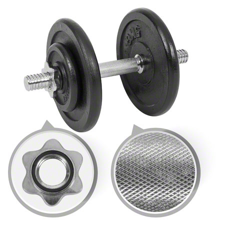 Dumbbell-set, 15 kg, 7-pcs.