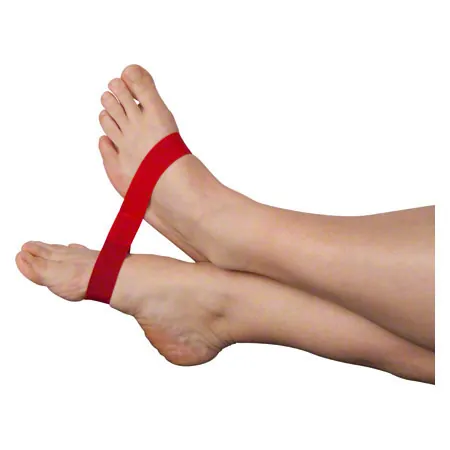 Exercise band Ankleciser, medium, red, set of 5