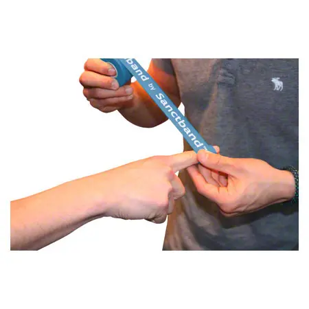 Flossband Level 2, 2m x 2,5 cm, medium, blue