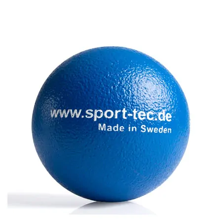 Foam ball coated,  18 cm, blue