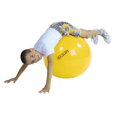 GYMNIC exercise ball,  45 cm, yellow