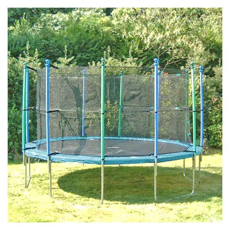 Garden trampoline fun 43 set, trampoline  4.3 m incl. safety net