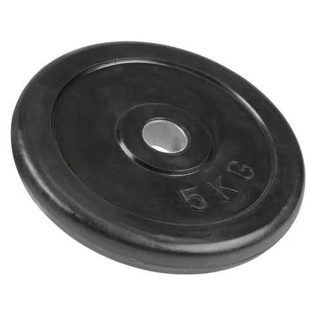 Get-Fit weight plate made of rubber,  3 cm, 5 kg, 1 piece