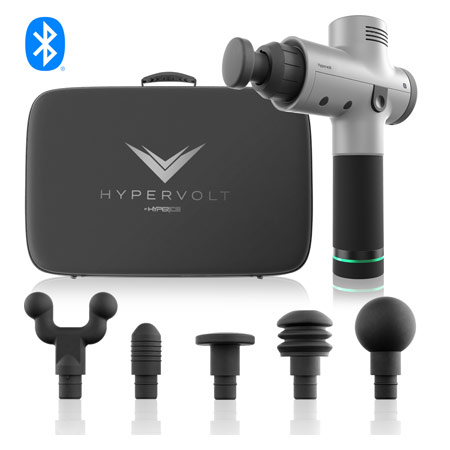 Hyperice vibration massager set, Hypervolt Bluetooth including case