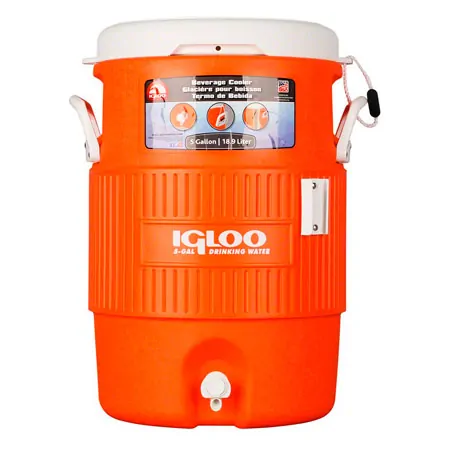 Igloo Beverage Container with Tap, 5 Gallon Seat Top 18.9 L