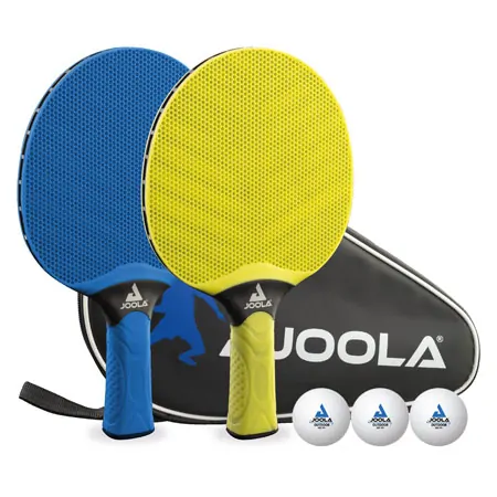 JOOLA table tennis set VIVID OUTDOOR, 2 TT bats + 3 TT balls