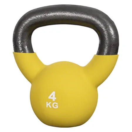 Kettlebell, 4 kg, yellow